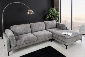 COLTAR DREAPTA, MANHATTEN 295CM, TESATURA CHENILLE GRI, ARTIM GROUP SELECTION - Img 9