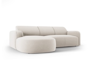 COLTAR ELEGANT STANGA 250CM, JASMIN 4 LOCURI, DIVERSE CULORI, MATERIAL CATIFEA, ARTIM GROUP COLLECTION - Img 4