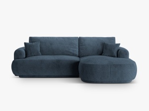 COLTAR EXTENSIBIL ELLA, DREAPTA, CU SPATIU DE DEPOZITARE, 5 LOCURI, 271 CM, DIVERSE CULORI SI MATERIALE, DESIGN DEOSEBIT - Img 11