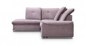COLTAR EXTENSIBIL STANGA, BOSS 272CM, DIN TEXTIL FOARTE FIN DE CULOARE ROZ, CONFORT SPORIT - Img 3