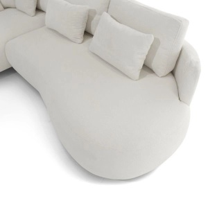 COLTAR JACOB MINI, MATERIAL TEXTIL BOUCLE, CULOARE GRI DESCHIS, ARTIM GROUP COLLECTION - Img 3