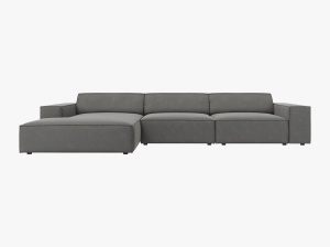 COLTAR JODIE, STANGA, 4 LOCURI, 284 CM, DIVERSE CULORI SI MATERIALE, DESIGN DEOSEBIT - Img 2