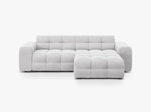 COLTAR KENDAL, DREAPTA, 4 LOCURI, 256 CM, DIVERSE CULORI SI MATERIALE, DESIGN DEOSEBIT - Img 2