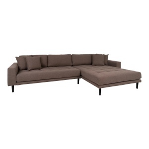 COLTAR LIDO CU 4 PERINI 290CM, DIN LEMN SI TEXTIL, CULOARE MARO, HOUSE NORDIC - Img 3