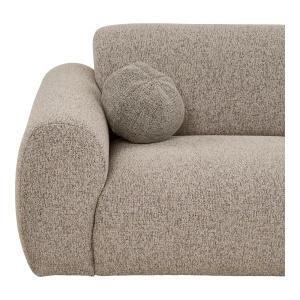 COLTAR LIVING CLYDE 300CM, DIN LEMN SI TEXTIL, CULOARE GRI NISIPIU, HOUSE NORDIC - Img 4