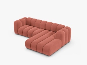 COLTAR LUPIN 260, PE DREAPTA, CORAI, CU TAPITERIE DIN TEXTIL CATIFEA SALVADOR, MICADONI - Img 3