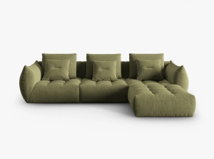 COLTAR MODULAR BLOOM DREAPTA, 4 LOCURI, 332 CM, DIVERSE CULORI SI MATERIALE, DESIGN DEOSEBIT - Img 8