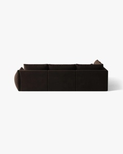 COLTAR MODULAR BLOOM, PE STANGA, MARO INCHIS, 316 CM, CU TAPITERIE DIN TEXTIL CATIFEA BLUVEL, MICADONI - Img 4