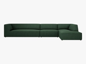 COLTAR MODULAR RUBY, DREAPTA, 5 LOCURI, 366 CM, DIVERSE CULORI SI MATERIALE, DESIGN DEOSEBIT - Img 14