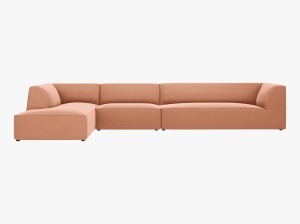 COLTAR MODULAR RUBY, STANGA, 5 LOCURI, 366 CM, DIVERSE CULORI SI MATERIALE, DESIGN DEOSEBIT - Img 18