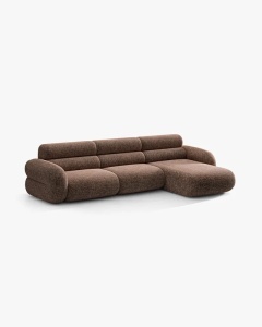 COLTAR PE DREAPTA, NEO, MARO, 305X165 CM, TAPITAT CU TAPITERIE DIN TEXTIL CHENILLE SILENCIO, MICADONI - Img 2