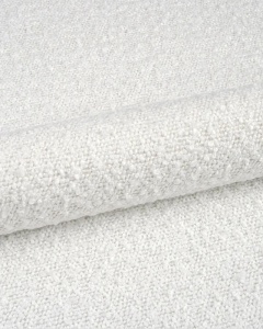 COLTAR PE STANGA JODIE, CU 4 LOCURI, 284X162 CM, ADANCIME SCAUN 62 CM, ALB, TAPITAT CU TAPITERIE DIN TEXTIL BOUCLE BALOO, MICADONI - Img 3