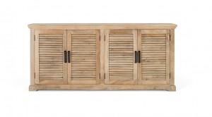 COMODA/BUFET 200CM, NATUR, DIN LEMN DE MANGO, GINER Y COLOMER - Img 2
