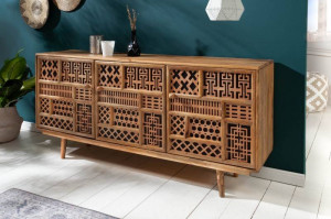 COMODA/BUFET MARRAKECH 160CM, DIN LEMN MASIV DE MANGO, ARTIM GROUP SELECTION - Img 5