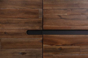 COMODA/BUFET, STIL INDUSTRIAL, WOTAN II 170CM, DIN LEMN MASIV, MDF SI FURNIR, COD 40990 - Img 8