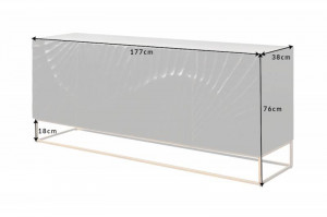 COMODA EXCLUSIVISTA 177CM, SCORPION, LEMN MASIV MANGO, STIL EXCLUSIVIST, ARTIM GROUP SELECTION - Img 8