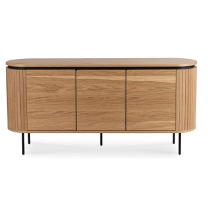 COMODA LIVING 160CM, ARTIM MEBLE, CU 3 USI, REALIZATA DIN MDF, CULOARE STEJAR, STIL MODERN