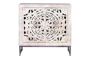 COMODA LIVING DIN LEMN 80CM, LEMN DE MANGO SI METAL, ARTIM GROUP SELECTION - Img 2