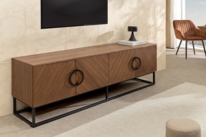 COMODA LIVING, GRANDEZZA 180CM, PRODUS DIN FURNIR LEMN, ASPECT NUC, ARTIM GROUP SELECTION - Img 7
