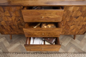 COMODA LIVING, MYSTIC 145CM, LEMN SALCAM, STIL RETRO, ARTIM GROUP SELECTION - Img 7