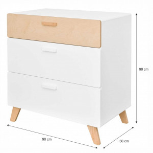 COMODA PENTRU CAMERA BEBELUSI HOPPA DESIGN SCANDINAV BA - Img 6
