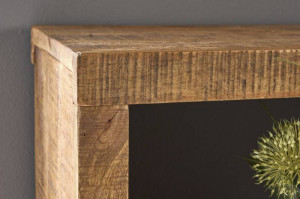 COMODA/RAFT 170X95CM, IRON CRAFT, COD 42376, DIN LEMN MANGO, STIL INDUSTRIAL - Img 2