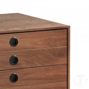 COMODA TV 170CM, CLEW, COD 3684, STIL MODERN, REALIZATA DIN MDF SI SUPORT DE METAL - Img 4