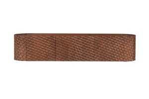COMODA TV, ALDON 160CM, REALIZAT DIN LEMN DE MANGO 3D SI METAL, CULOARE MARO, ARTIM GROUP SELECTION - Img 6