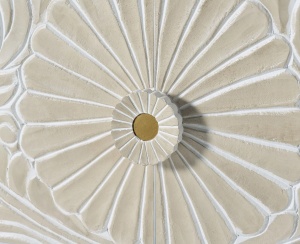COMODA TV BALI 170CM, REALIZATA DIN LEMN DE MANGO, CULOARE ALB IVORY, GINER Y COLOMER - Img 6