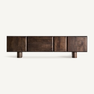 COMODA TV CRAIGH 200CM, DIN LEMN DE MANGO SI METAL, DESIGN CONTEMPORAN, VICAL HOME