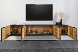 COMODA TV DIN LEMN, 200CM, SCORPION, DIN LEMN MANGO, ARTIM GROUP SELECTION - Img 2