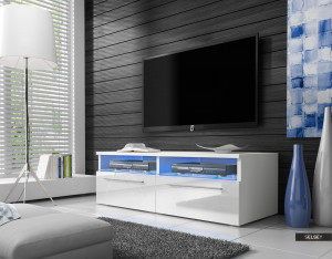 COMODA TV SIENA DIN LEMN SI PLACI LAMINATE - DIVERSE NUANTE - Img 2