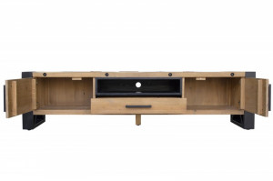 COMODA TV, THOR 200CM, DIN METAL SI LEMN MASIV DE PIN, ARTIM GROUP SELECTION - Img 5