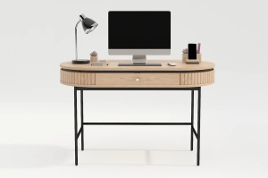 CONSOLA/BIROU, ATELIER 120CM, DIN LEMN DE MANGO SI METAL, ASPECT NATUR, ARTIM GROUP SELECTION - Img 3
