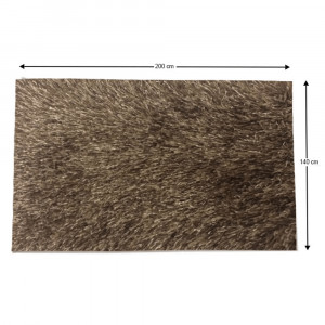 Covor 140x200 cm, maro, GARSON, 0000194103