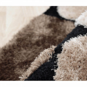 Covor 70x210 cm, maro/bej/negru, PEBBLE TYP 2, 0000201398 - Img 2