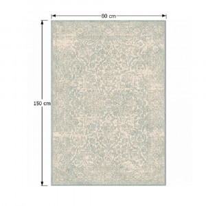 Covor 80x150 cm, crem/model gri, ARAGORN, 0000194652 - Img 3