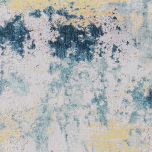 Covor 80x200 cm, albastru/gri/galben, MARION TIP 1, 0000203335 - Img 2