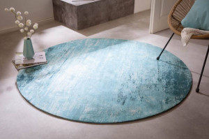 COVOR DEOSEBIT ROTUND, MODERN ART 150CM, TURCOAZ/BEJ