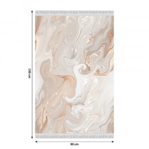 Covor, model bej/crem/alb, 80x150, RENOX TYP 2, 0000229125 - Img 1