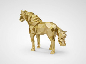 DECORATIUNE FUTURE HORSE, 75CM, STIL EXCLUSIVIST, COD 679466 - Img 5