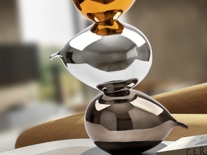 DECORATIUNE STATUETA, GLOBOS 50CM, RASINA, ARTIM GROUP SELECTION. - Img 3