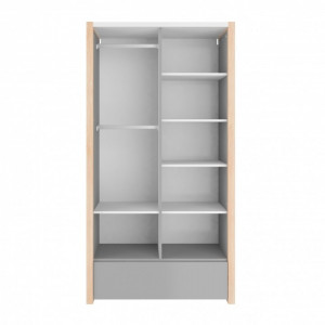 DULAP CU DOUA USI PENTRU CAMERA BEBELUSI PINETTE DESIGN SCANDINAV BA - Img 4
