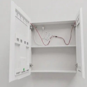 DULAP CU OGLINDA, PENTRU BAIE, CU LED, M1011-60 60x70 CM, CALITATE SUPERIOARA - Img 7