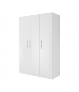 DULAP DORMITOR ADA 3D 138 ALB DESIGN MODERN LSK - Img 1