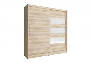 DULAP DORMITOR MAJA III 180 STEJAR SONOMA DESIGN MODERN PSK