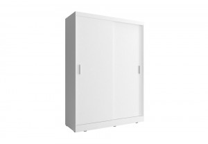 DULAP DORMITOR WIKI 130 ALB DESIGN MODERN PSK - Img 1