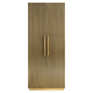 DULAP IRONVILLE GOLD, 7607, CONFECTIONAT DIN MDF SI METAL, STIL MODERN - Img 3