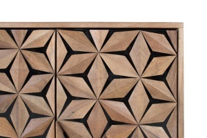 DULAP LIVING 100CM, 2272 CM, LEMN DE MANGO, GINER Y COLOMER, STIL MODERN - Img 4