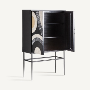 DULAP LIVING DARU 161CM, DIN LEMN DE MANGO SI METAL, DESIGN ART DECO, VICAL HOME - Img 3
